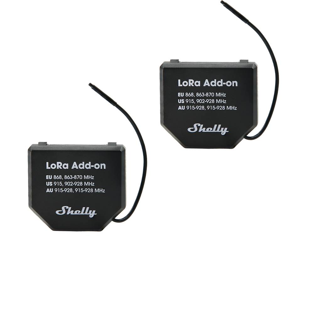 Shelly LoRa Add-on Pack 2 Moduli di Espansione per Comunicazione a Lungo Raggio e Automazioni Smart-0