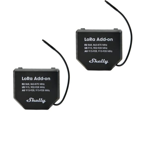 Shelly LoRa Add-on Pack 2 Moduli di Espansione per Comunicazione a Lungo Raggio e Automazioni Smart