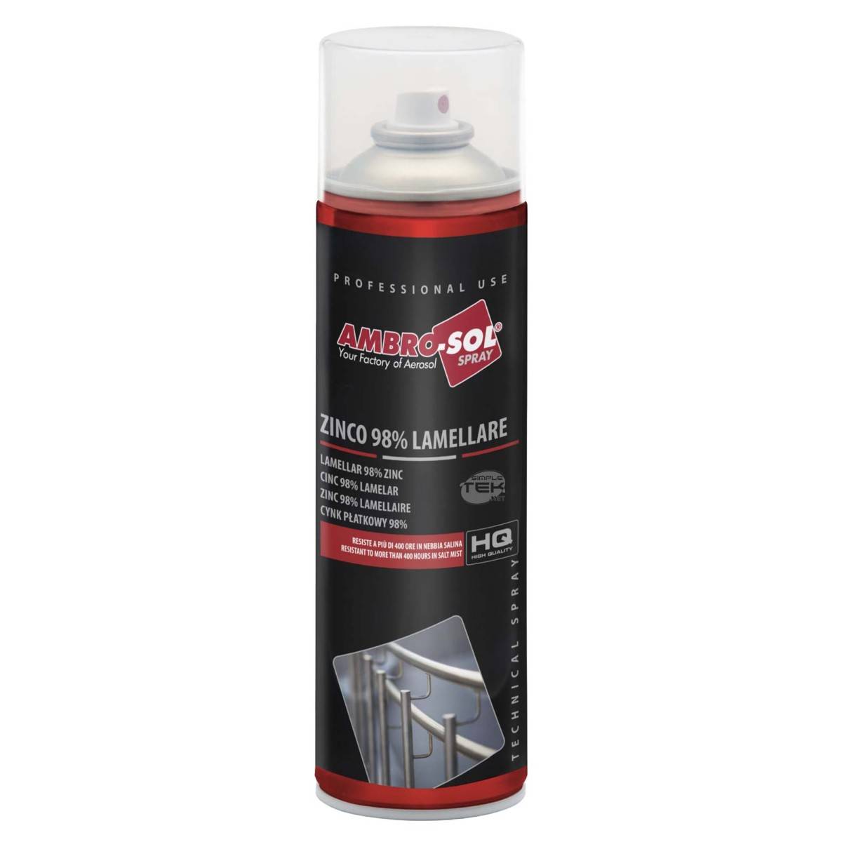 12x Bomboletta Spray Zincanto A Freddo Zinco 98% Lamellare Base Per Metalli-1