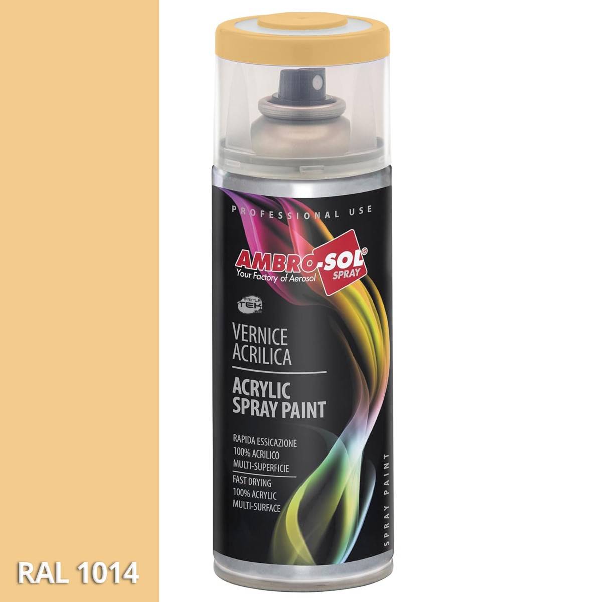 Bomboletta Vernice Spray Brillante Avorio Interni Esterni Universale V4001014-1