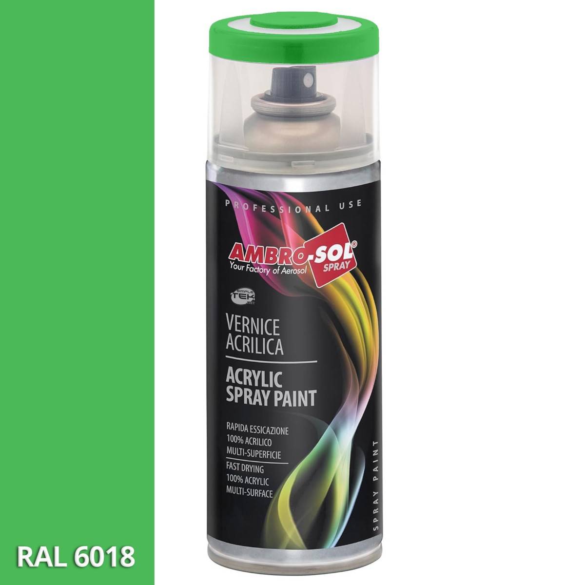 Bomboletta Vernice Spray Brillante Verde Prato Interni Esterni Universale 400ml-2