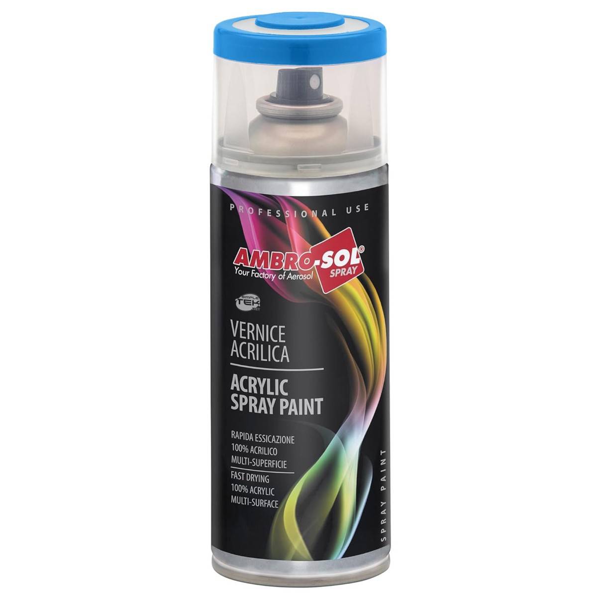 Bomboletta Vernice Spray Brillante Blu Luce Interni Esterni Universale V4005012-0