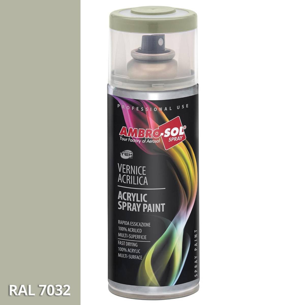 6x Bomboletta Vernice Spray Brillante Grigio Ghiaia Interni Esterni Universale-2