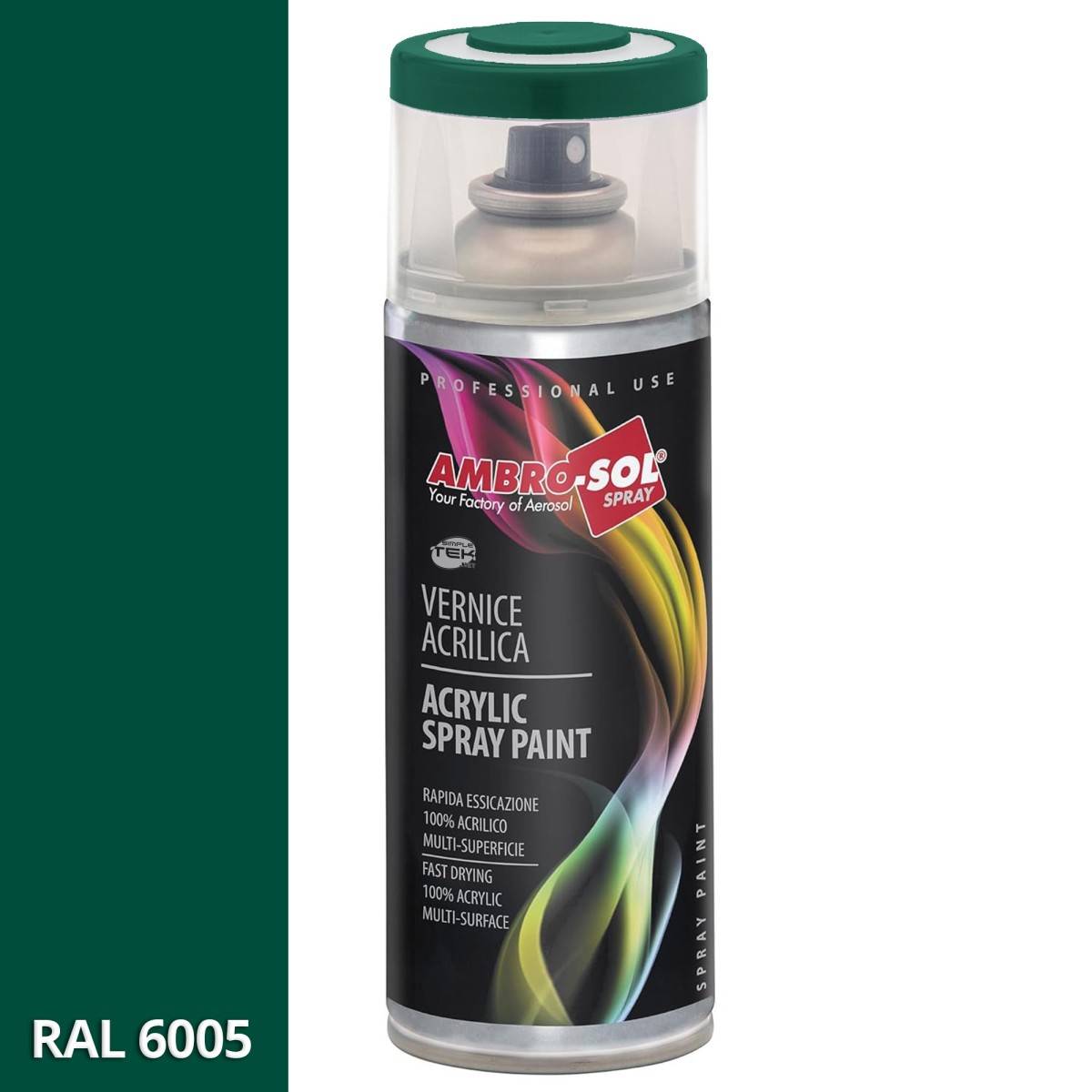 6x Bomboletta Vernice Spray Brillante Verde Muschio Interni Esterni Universale-2