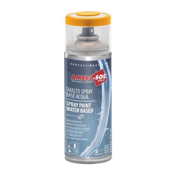 Vernice Spray A Base Acqua Giallo Segnale Smalto Metallo Legno Plastica