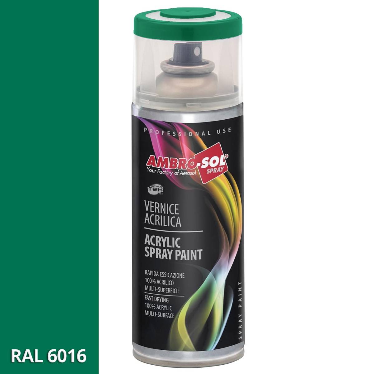 6x Bomboletta Vernice Spray Brillante Verde Turchese Interni Esterni Universale-1