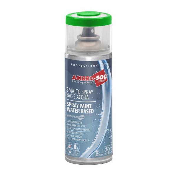 Vernice Spray A Base Acqua Verde Prato Smalto Metallo Legno Plastica