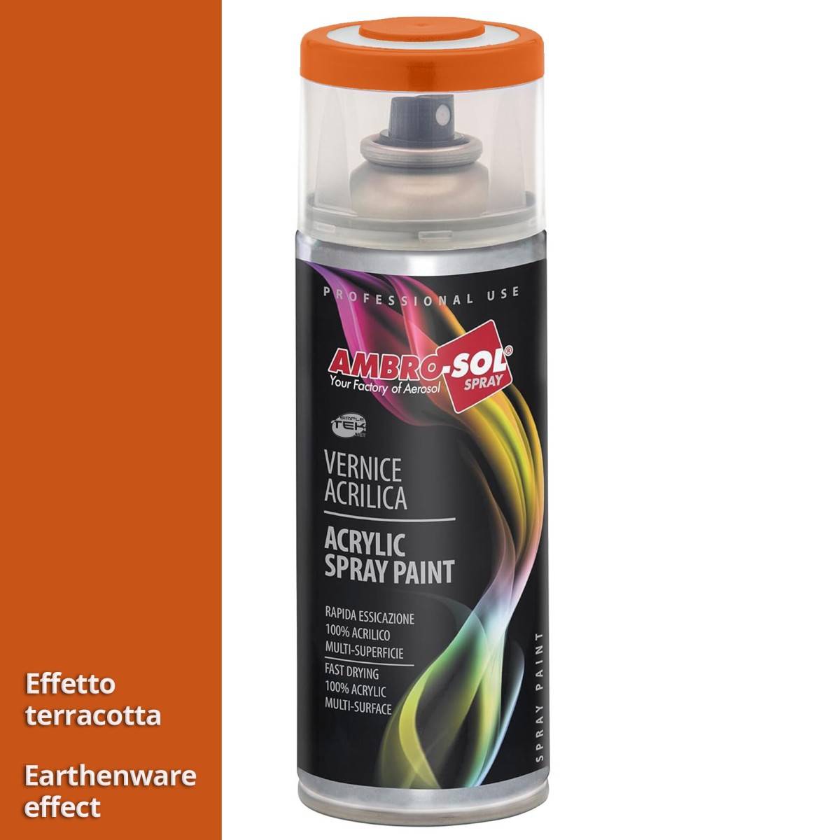 Bomboletta Spray Vernice Smalto Acrilico Effetto Terracotta Vasi Plastica 400ml-1