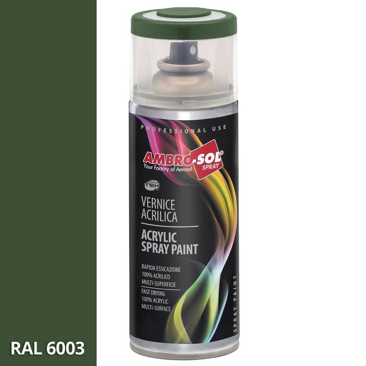 6x Bomboletta Vernice Spray Verde Militare Opaco Interni Esterni Universale-2