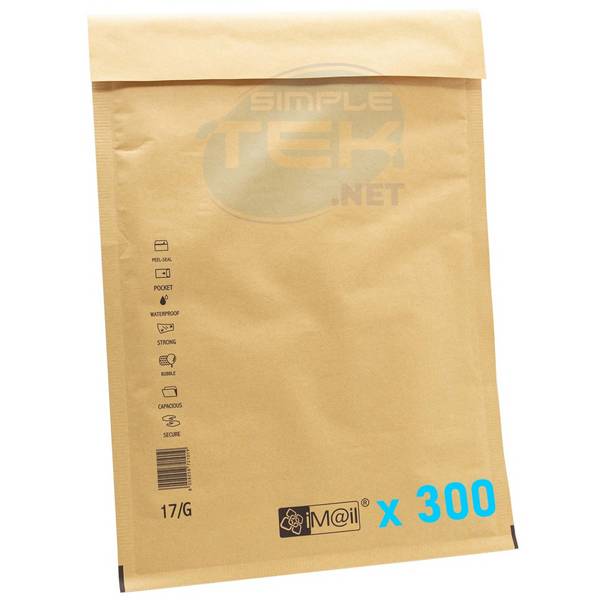 300 X Buste Postali 17/g Per Imballare Spedire Imballaggio Spedizione Pluriball