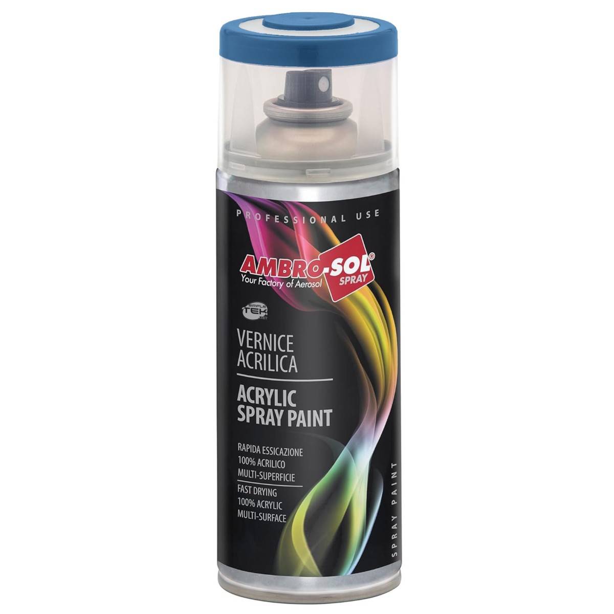 6x Bomboletta Vernice Spray Brillante Blu Brillante Interni Esterni Universale-2