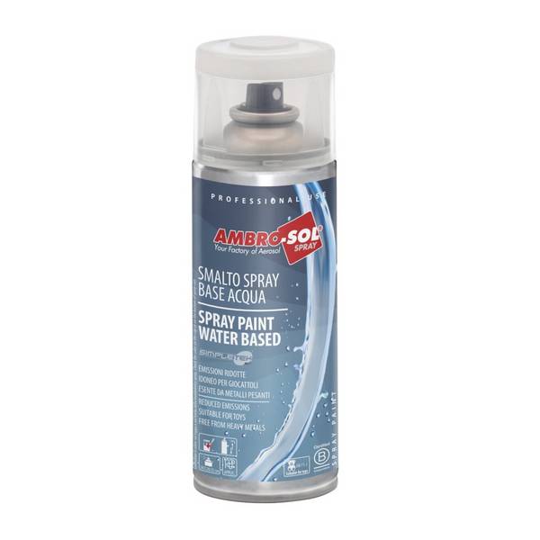 Vernice Spray A Base Acqua Bianco Opaco Smalto Metallo Legno Plastica Vetro