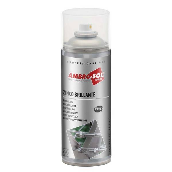 Bomboletta Spray Vernice Zincante Brillante A Freddo Protegge Ossidazione