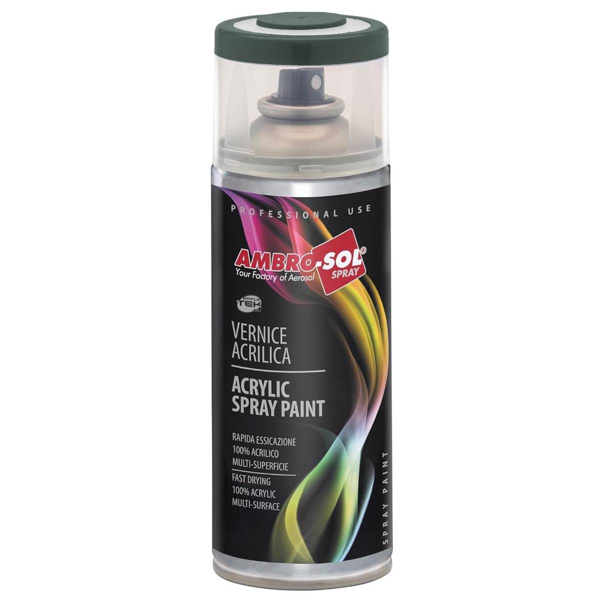 Bomboletta Vernice Spray Brillante Grigio Tenda Interni Esterni Universale 400ml-0