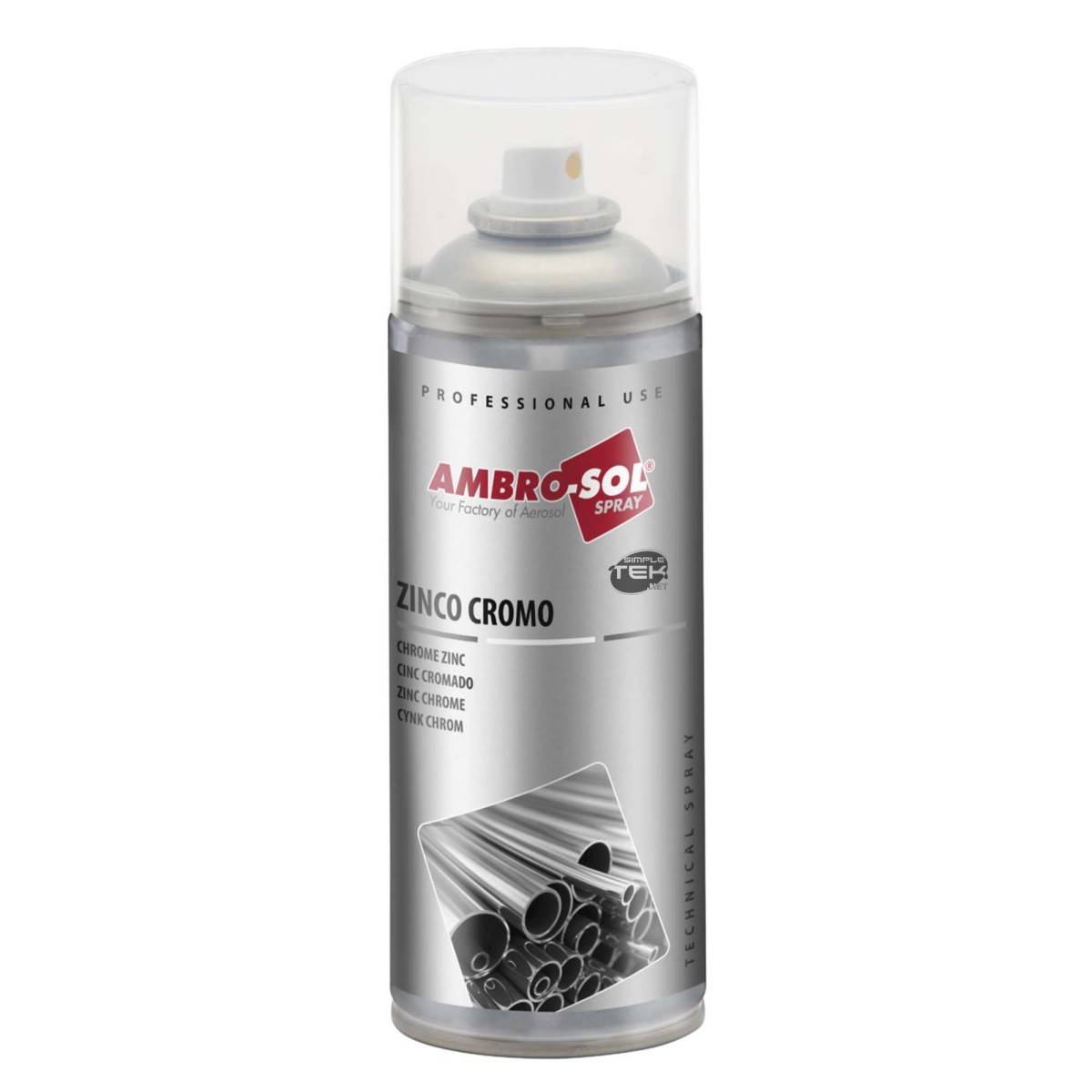 Bomboletta Spray Vernice Zincante Cromo A Freddo Protegge Ossidazione-0