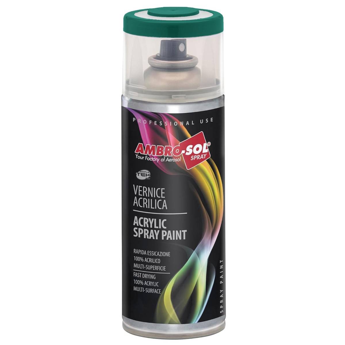 6x Bomboletta Vernice Spray Brillante Verde Opale Interni Esterni Universale-1
