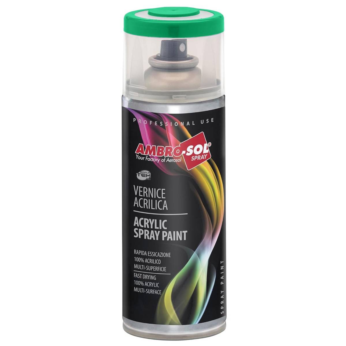 6x Bomboletta Vernice Spray Brillante Verde Traffico Interni Esterni Universale-1