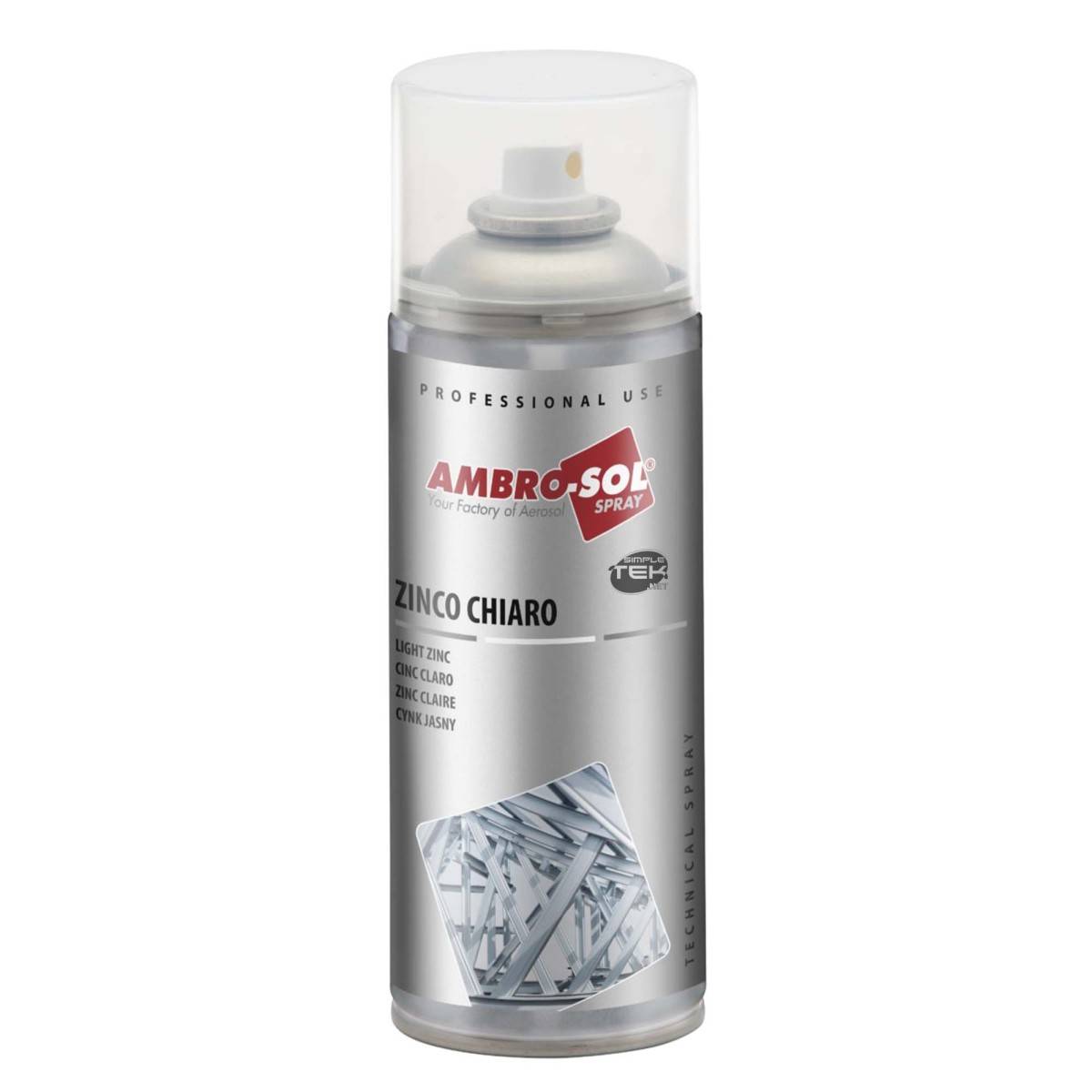 Bomboletta Spray Vernice Zincante Zinco Chiaro A Freddo Protegge Ossidazione-0