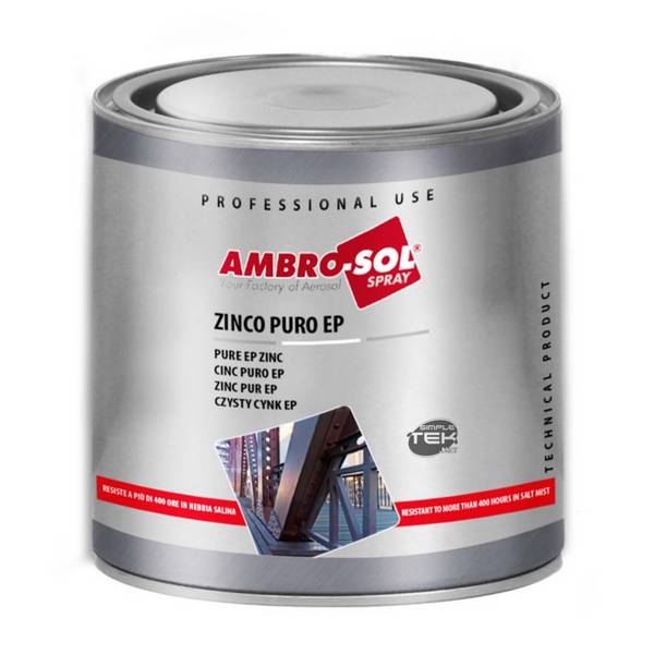 Barattolo 2kg Zinco Puro Ep Zincante Protegge Ossidazione Anticorrosivo