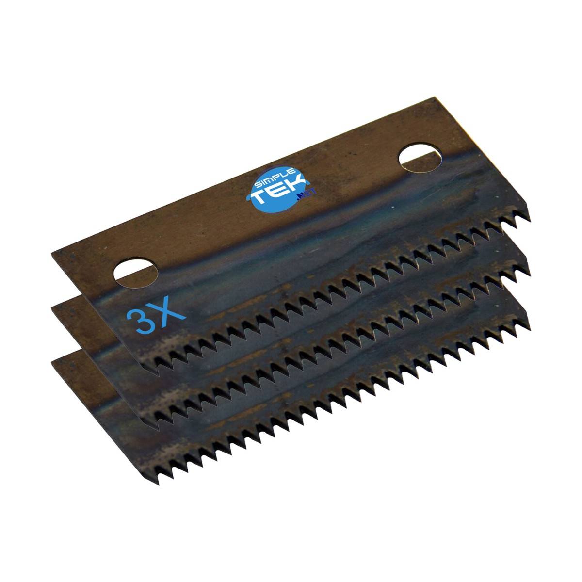 3 X Lame Per Distributori Di Nastro Adesivo 50mm Standard Carta Plastica-0