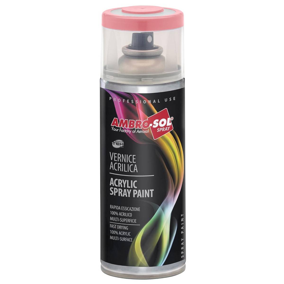 6x Bomboletta Vernice Spray Brillante Rosa Chiaro Interni Esterni Universale-1