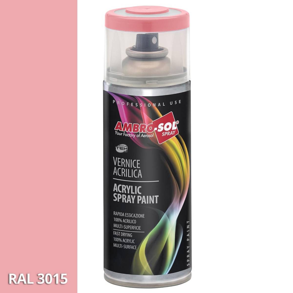6x Bomboletta Vernice Spray Brillante Rosa Chiaro Interni Esterni Universale-2