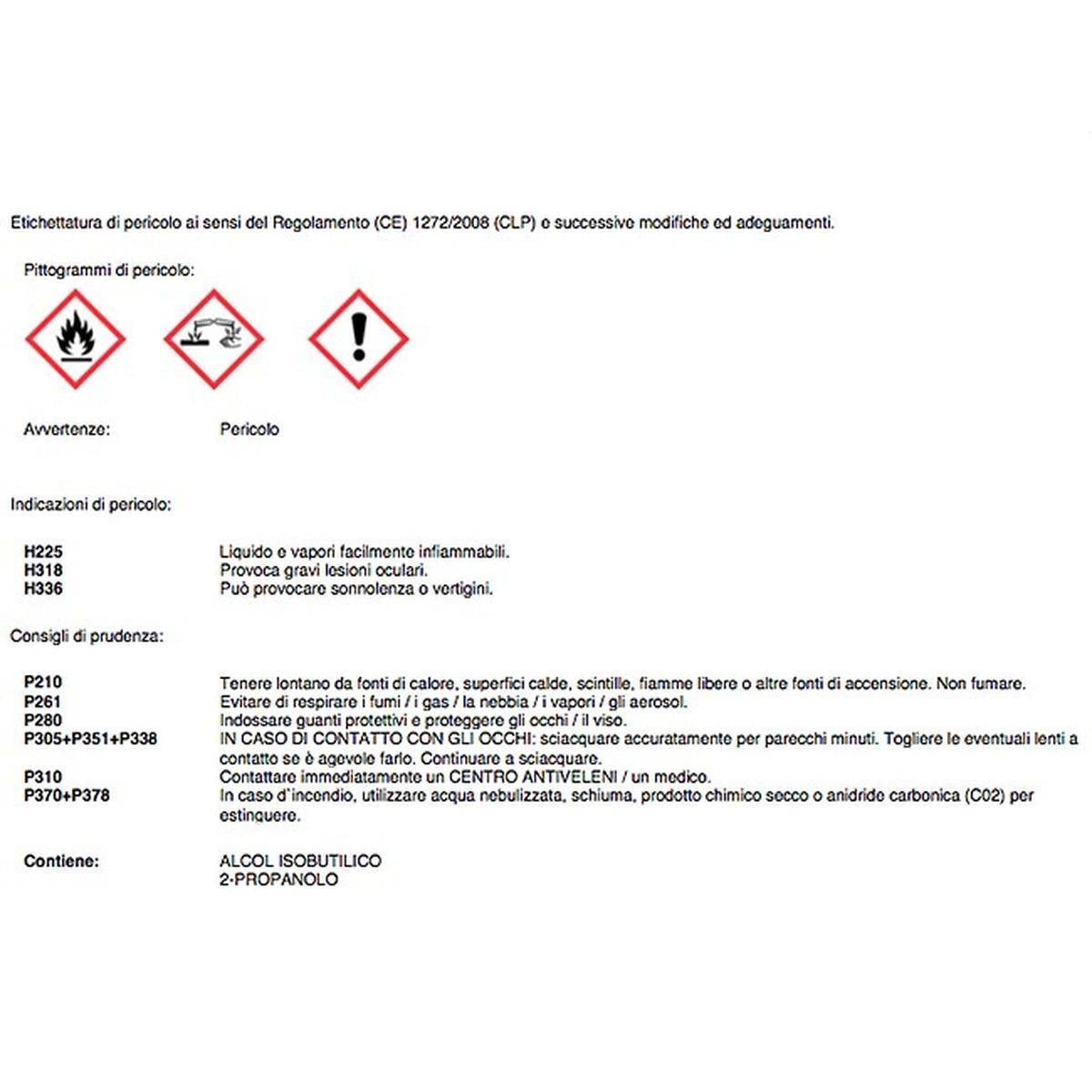 Alcool Isopropilico Isopropanolo 1l Pulizia Ossido Ultrasuoni Puro 97%-1