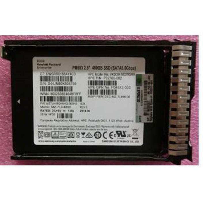 HPE Spare 480GB HDD SSD 2.5" RI SC DS (P05320-001)-0
