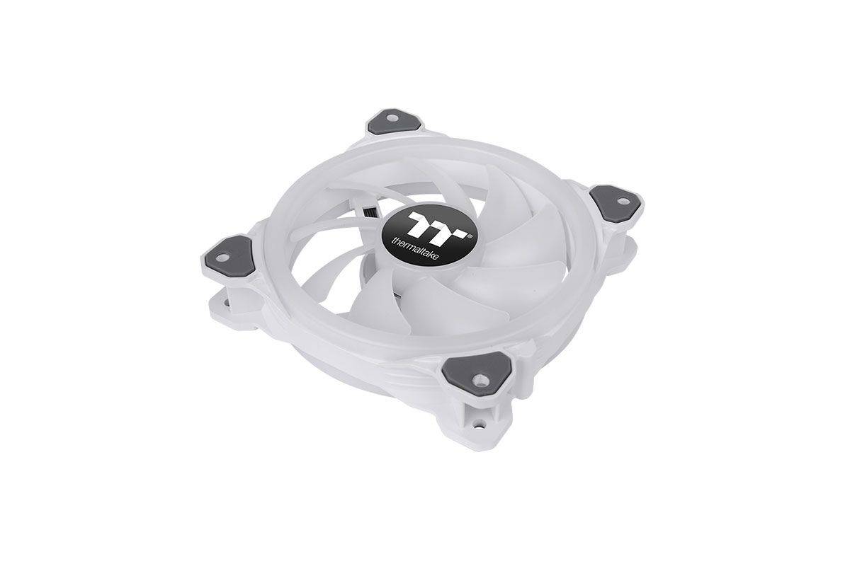 Thermaltake Riing Trio 12 - TT Premium Edition - Ventola per case - 120 mm - Bianco (confezione da 3)-1
