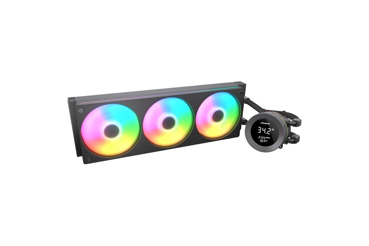 COUGAR RAFF. LIQUIDO POSEIDON VISTEK ARGB 360 1.9'' DISPLAY CGR-PSDVARGB-B-360-2