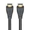 Rutenbeck AKE - Highspeed HDMI-Kabel - HDMI (M) bis HDMI (M) - 3 m - Schwarz, RAL 9005 - 4K Unterstützung (21810003)