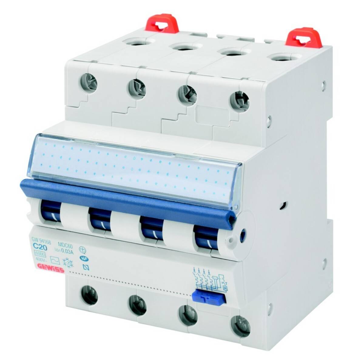 Gewiss GW95170 Magnetotermico e differenziale 32 A