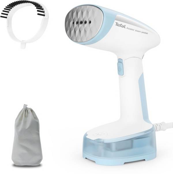 Tefal Access Steam Pocket DT3041 Vapore per indumenti portatile 1300 W Blu, Bianco