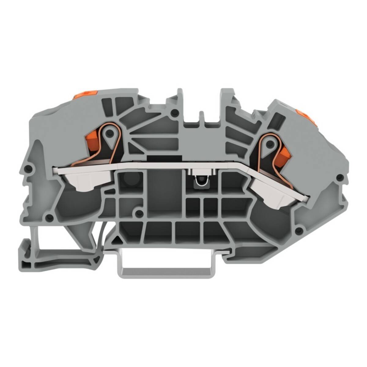WAGO - 2216-7601 - 2-conductor supply terminal blocks for distribution boxes; with push-button; 16 mm²; side and center-0
