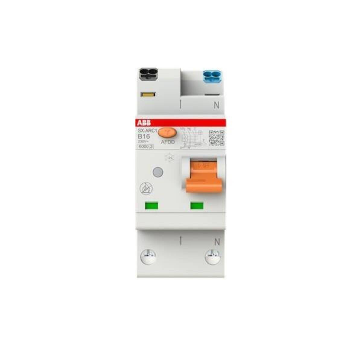 ABB Fehlerlichtbogen-Schutzeinrichtung AFDD+LS SX-ARC1-B16 6kA 1P+N 2TE+LS (2CSA255908R9165)-0