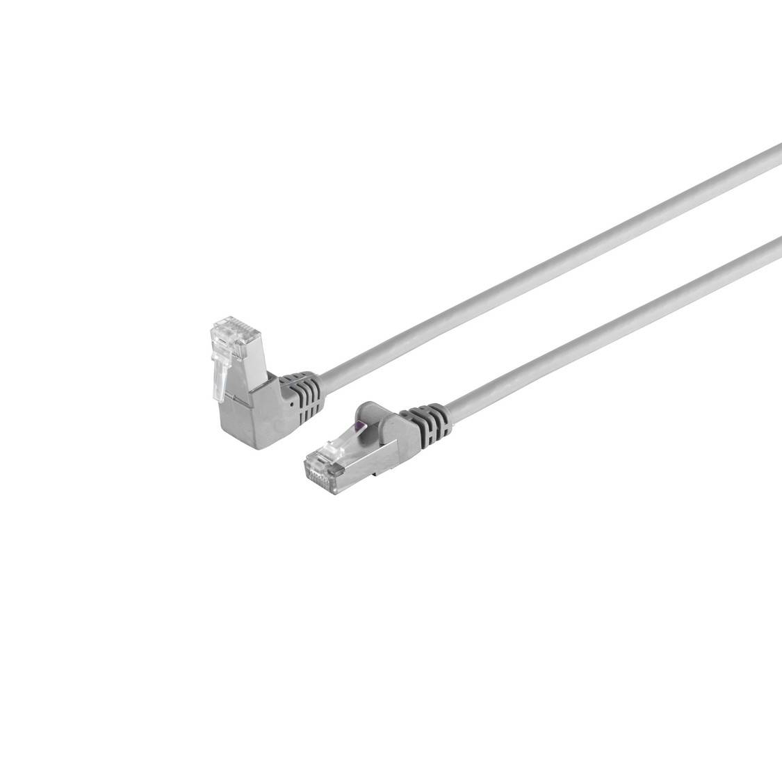 S/CONN maximum connectivity Netzwerkkabel-Patchkabel, cat 6, S/FTP, PIMF, Winkel-gerade, 3,0m (08-64040)
