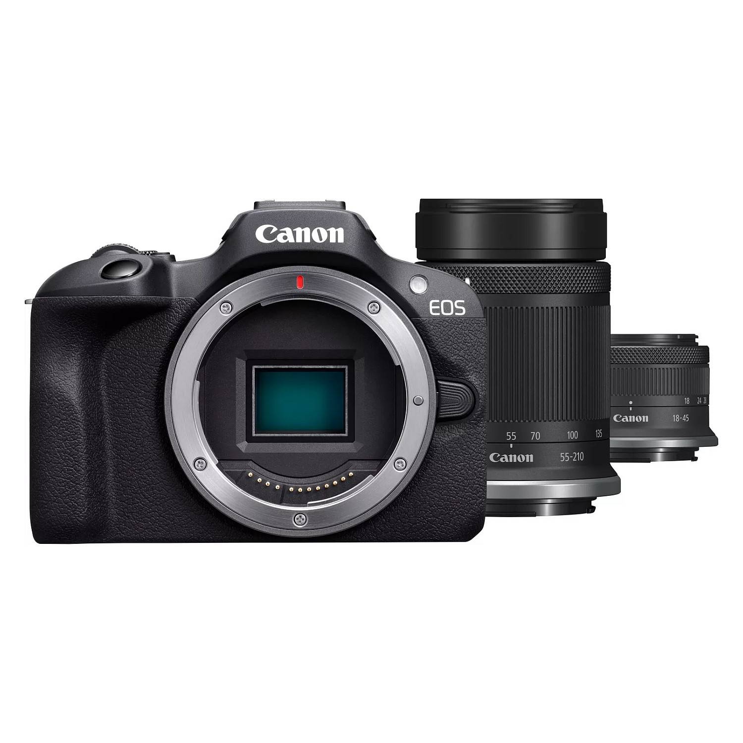 CANON EOS R100+RF-S 18-45+55-210MM Cam