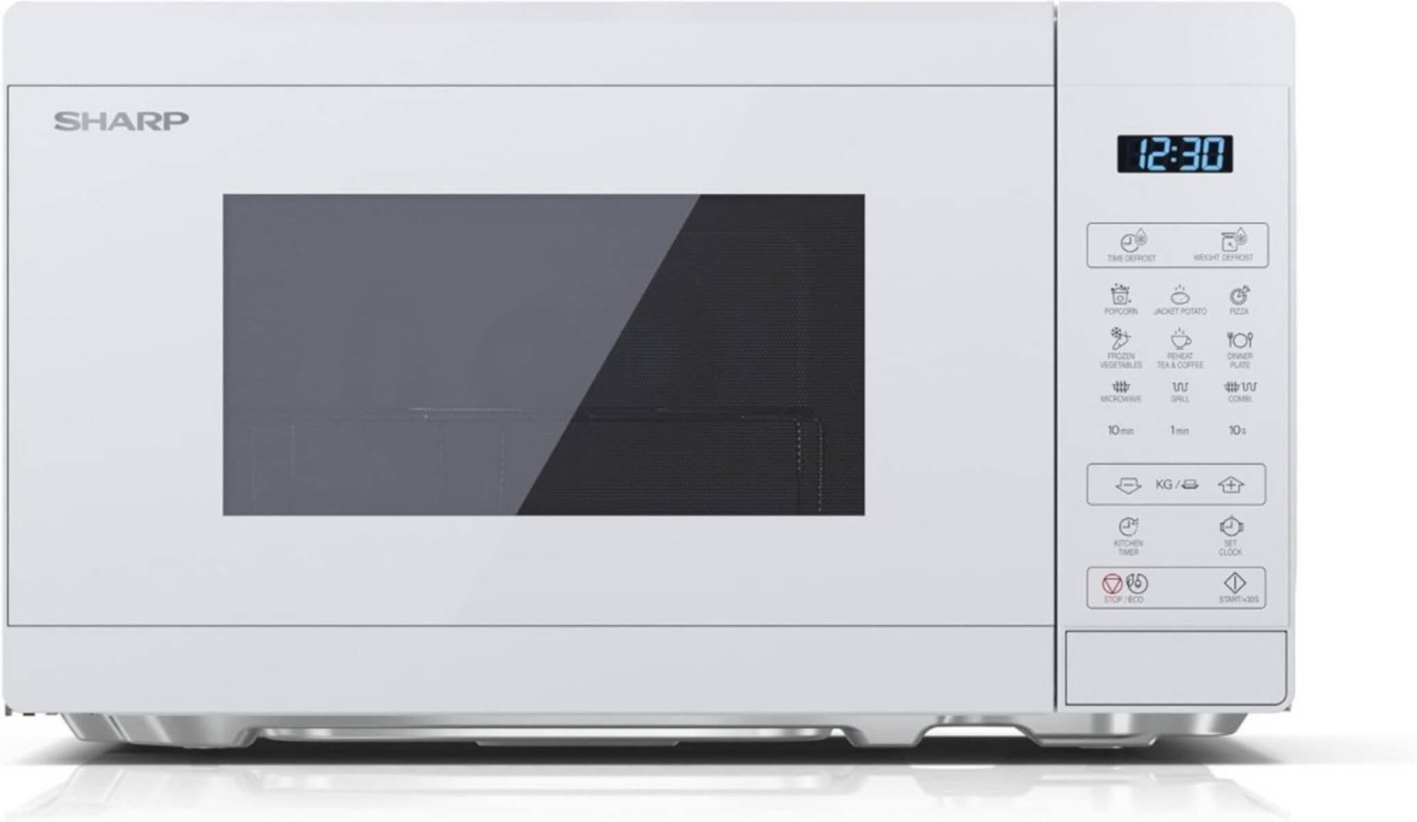 Sharp YC-MG02E-C forno a microonde Superficie piana Microonde combinato 20 L 800 W Bianco-0
