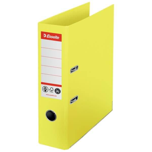 Registratore CO2 Neutral Esselte - Protocollo - Dorso 7,5 - 29x31,8 cm - 627566 (Giallo)-0
