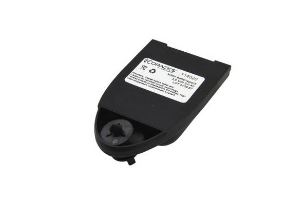 Batteria NiMH CoPacks adatta per radiocomando Laird Cattron Theimeg Excalibur CT24-UB - 3,6 V 2000 mAh 92x53x19 mm