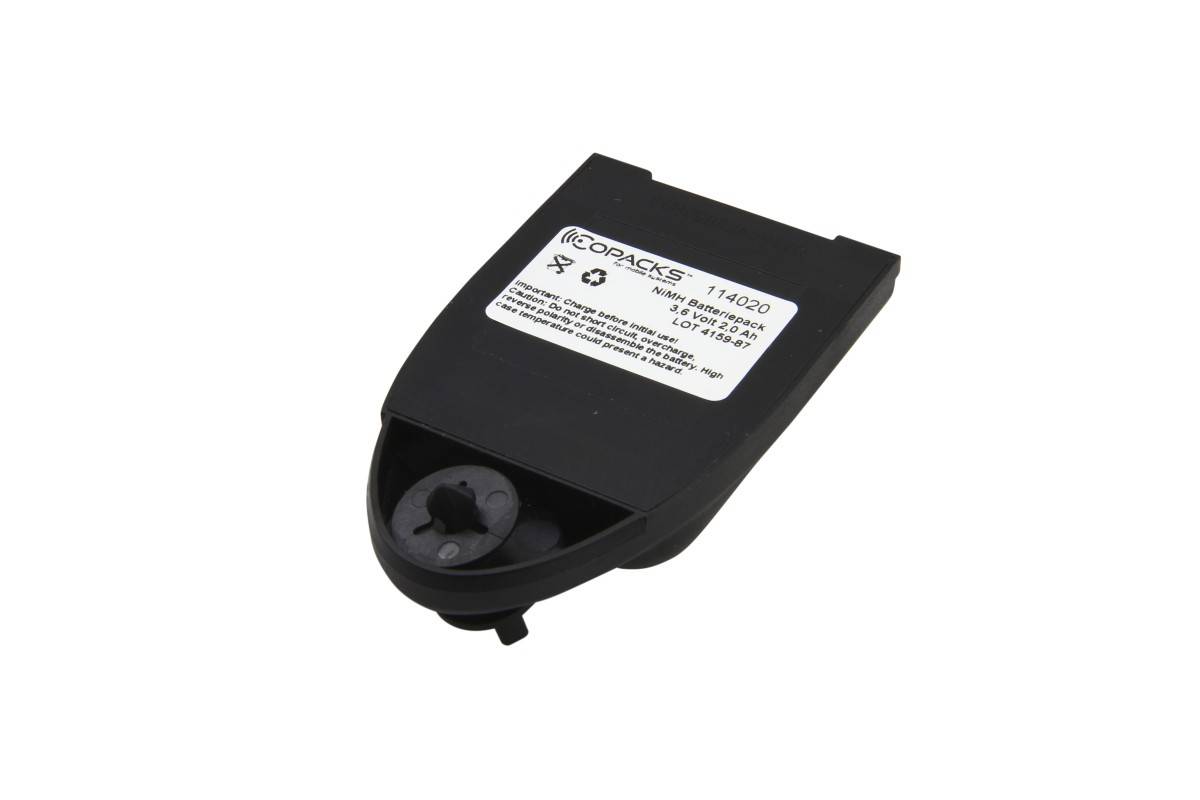 Batteria NiMH CoPacks adatta per radiocomando Laird Cattron Theimeg Excalibur CT24-UB - 3,6 V 2000 mAh 92x53x19 mm-0