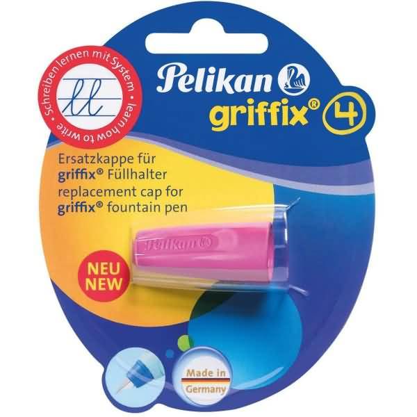 Pelikan griffix Ersatz-Drehkappe, für Füllhalter griffix neuer Drehverschluss mit Gewinde, farbig sortiert in - 6 Stück-1