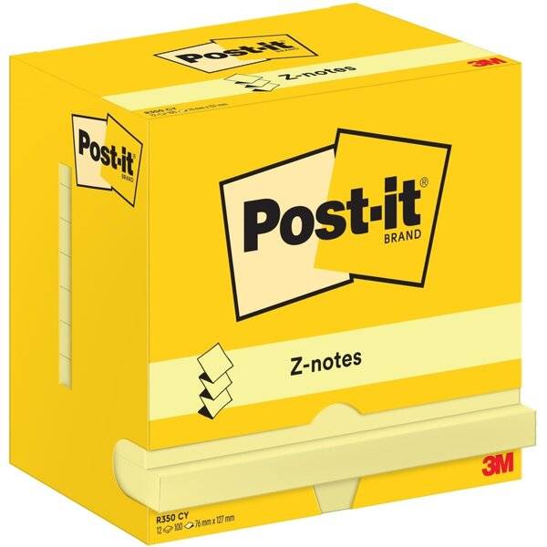 CF12 POST-IT-Z NOTE GIALLO 76X127-0
