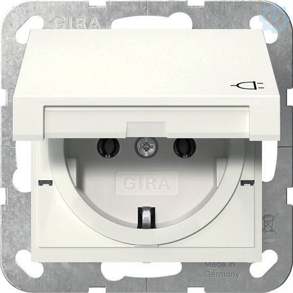 GIRA 445403 SCHUKO KD System 55 Reinweiß (445403)-1