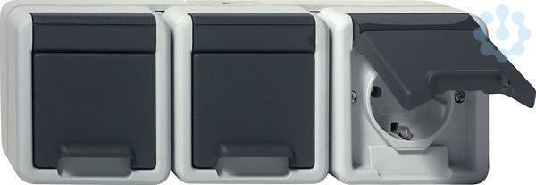 GIRA 478930 SCHUKO 3f waager. KD WG AP G (478930)-1