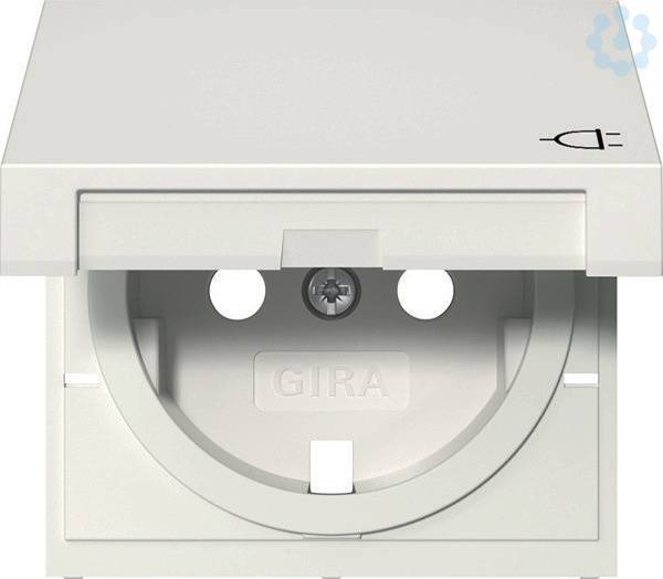 Gira Abd. SCHUKO-Steckd. KD Reinweiß 492203 (492203)-1