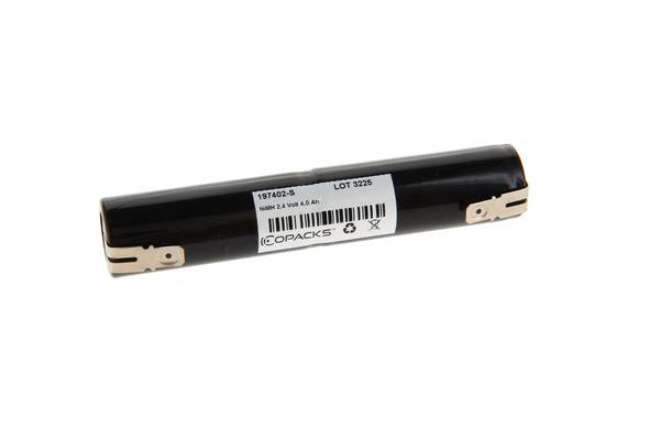 Illuminazione di emergenza e sicurezza con batteria NiMH CoPacks - Formato 7/5 Cs - 2,4 V 4000 mAh 23x180 mm...