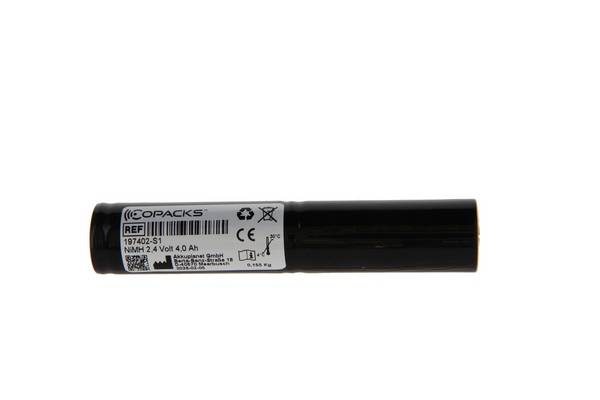 Illuminazione di emergenza e sicurezza con batteria NiMH CoPacks - Formato 7/5 Cs - 2,4 V 4000 mAh 120x23 mm (4,8 mm...