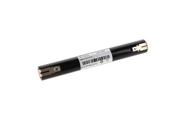 Illuminazione di emergenza e sicurezza con batteria NiMH CoPacks - Dimensioni 4/3A - 2,4 V 4000 mAh 140x18 mm (+6,3...