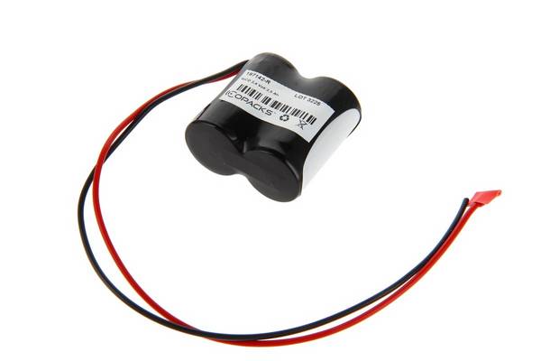 Illuminazione di emergenza e sicurezza con batteria NiCD CoPacks - Formato C - 2,4 V 2500 mAh 52x26x52 mm (estremità...